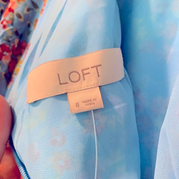 NWT Loft Tie Back Pocket Dress size 8 - Picture 7 of 8